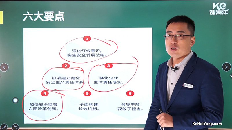 安全生产的六大要点 安全生产的六大要点