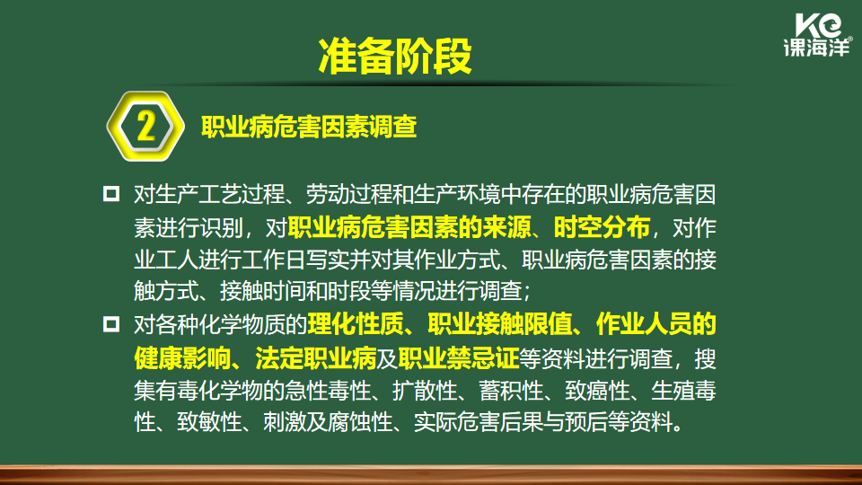 职业病危害因素调查 职业病危害因素调查