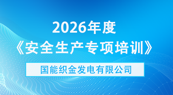 2026年度《安全生产专项培训》(国能织金发电有限公司)